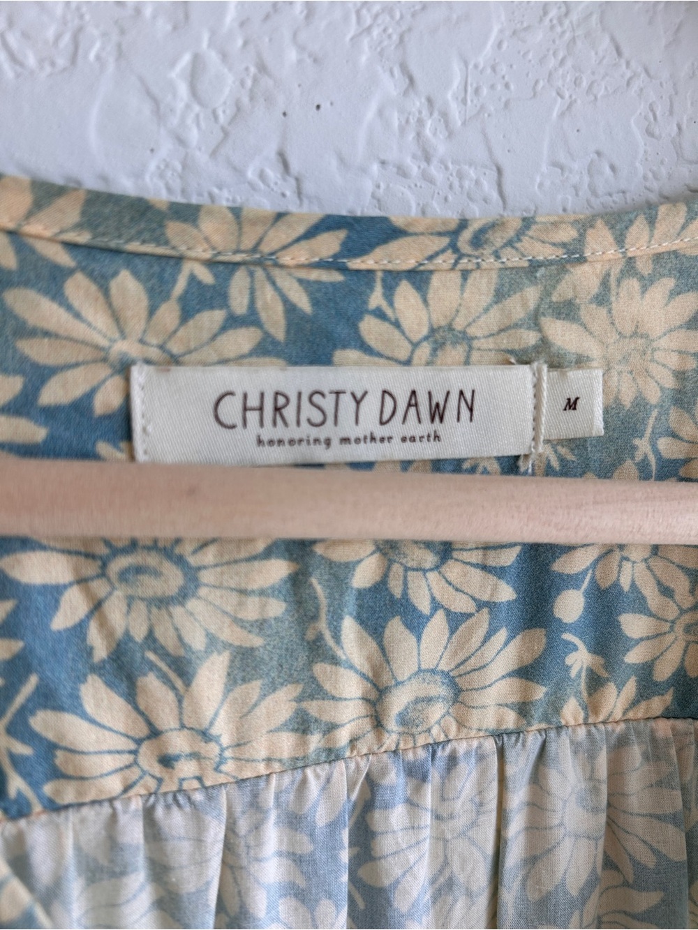 Christy Dawn daisies dawn dress Midi Dress - Pastel Yellow & Blue - Picture 2 of 4